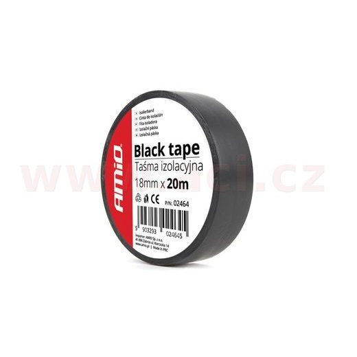PÁSKA IZOLAČNÍ 18 MM X 20 M ČERNÁ