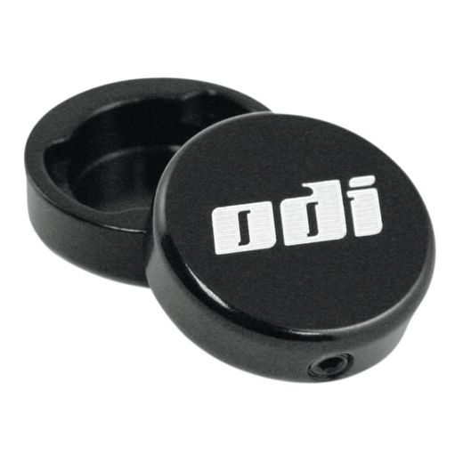 ODI GRIPS ALUMINUM BAR END CAP BLACK