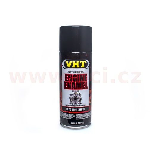 VHT ENGINE ENAMEL BARVA NA MOTORY DO TEPLOTY AŽ 288°C, BARVA: LESKLÁ ČERNÁ