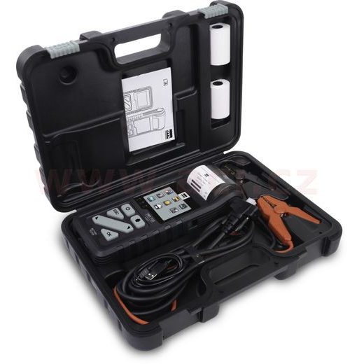 TESTER BATERIÍÍ, NAPĚTÍ, PROUD, DOBÍJENÍ, 6/12/24 V, 7 - 240 AH, S TISKÁRNOU GYS PBT720, MENU V ČEŠTINĚ