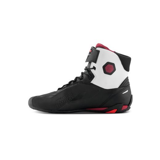 TOPÁNKY FASTER-4, ALPINESTARS (ČERNÁ/BÍLÁ/TMAVĚ ČERVENÁ) 2026