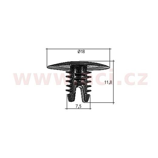 PLASTOVÁ PŘÍCHYTKA (SADA 10 KS)