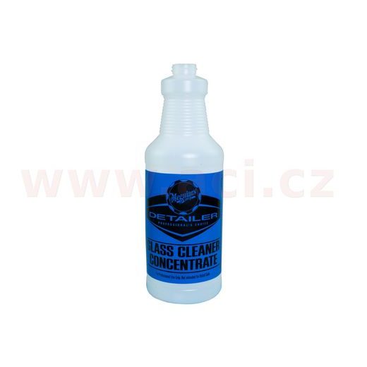 MEGUIAR'S GLASS CLEANER BOTTLE - ŘEDICÍ FĽAŠA PRE GLASS CLEANER CONCENTRATE, BEZ ROZPRAŠOVAČA, 946 ML