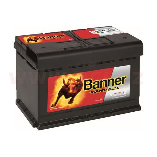 84AH BATÉRIA, 760A, PRAVÁ BANNER POWER BULL 315X175X190