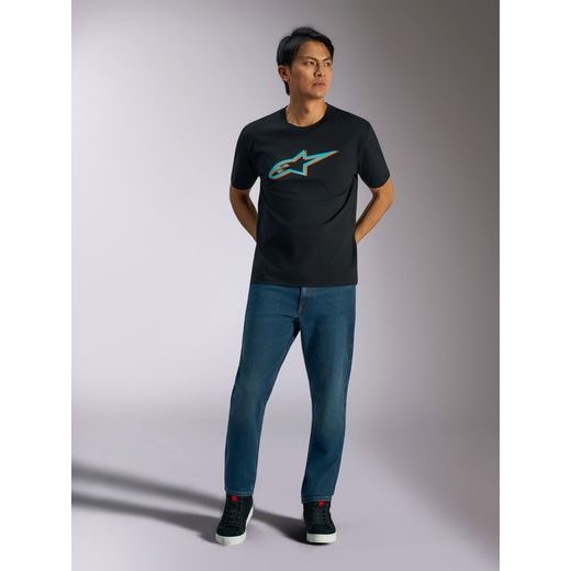 TRIKO AGELESS SHADOW CSF, ALPINESTARS (ČERNÁ/TYRKYSOVÁ)