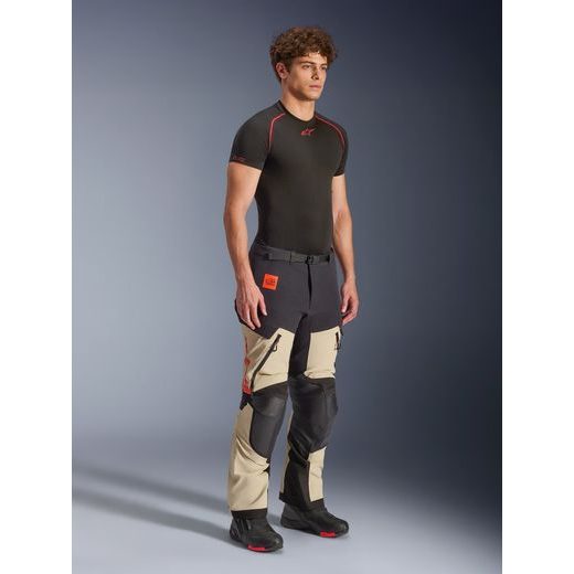 NOHAVICE HALO PRE DRYSTAR XF, ALPINESTARS (KRÉMOVÉ/ČERNÉ/ČERVENÉ) 2026