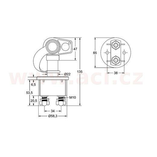 ODPOJOVAC BATERIE 24 V HELLA