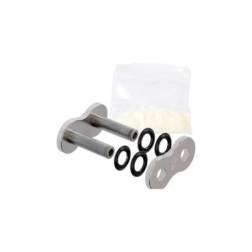 SPOJKA REŤAZU 525Z3, JT CHAINS (FARBA STRIEBORNÁ, NITOVACIE, TYP RIVET)