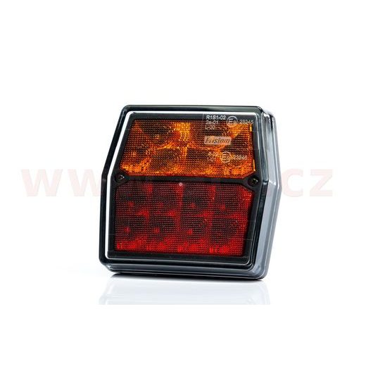 ZADNÍ SVĚTLO LED 99,7X92,7 MM KABEL 1 M, L=P