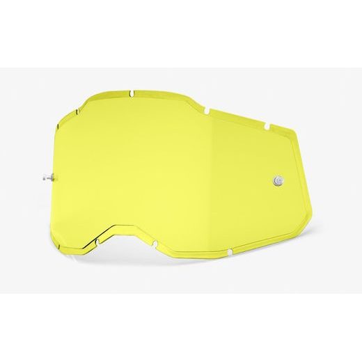 PLEXI INJECTED RACECRAFT 2/ACCURI 2/STRATA 2, 100% (ŽLTÉ, ANTI-FOG)