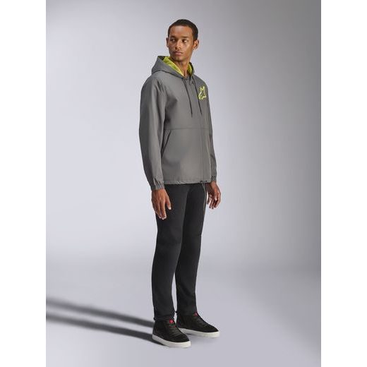 BUNDA SPEEDER CHROMIUM WINDBREAKER, ALPINESTARS (ŠEDÁ/ŽLUTÁ FLUO)