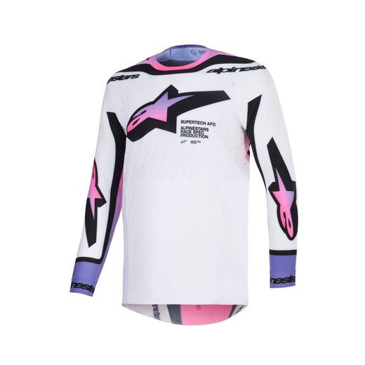 DRES SUPERTECH PRE AFD VISTA, ALPINESTARS (BÍLÁ/FIALOVÁ/ČERNÁ) 2026