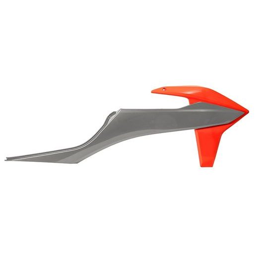 SPOJLERY CHLADIČA KTM, RTECH (ŠEDO-ORANŽOVÉ, PÁR)