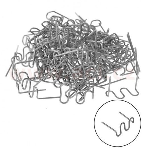 SPONKY NA SVAŘOVÁNÍ PLASTU TYP S 0,8MM, 100 KS