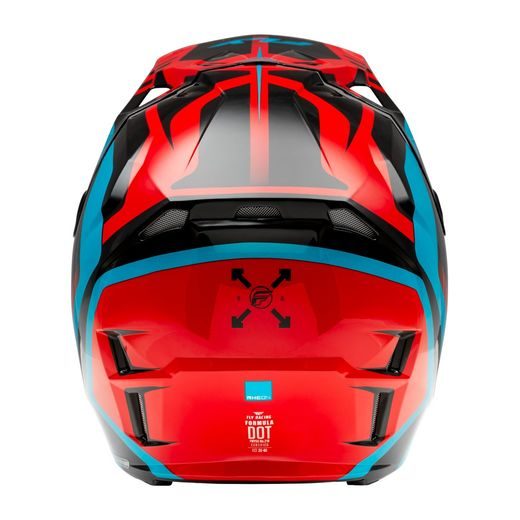 PRILBA FORMULA CP, FLY RACING - USA (ČERVENÁ/ČERNÁ/MODRÁ)