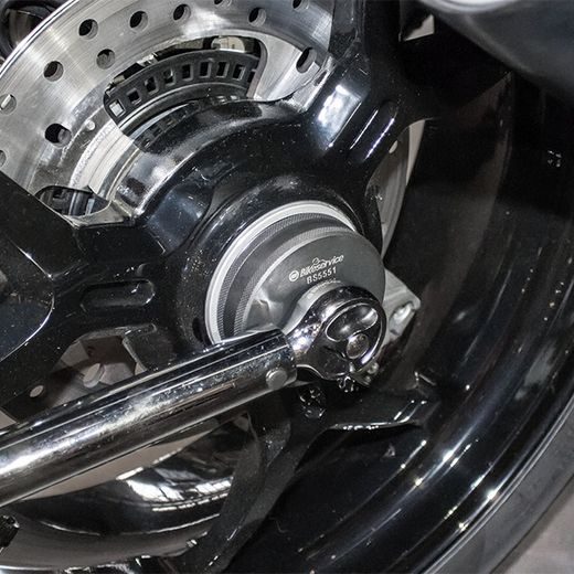 HLINÍKOVÝ PRÍPRAVOK NA DEMONTÁŽ LETMÉHO KOLESÁ DUCATI (30/55 MM), BIKESERVICE