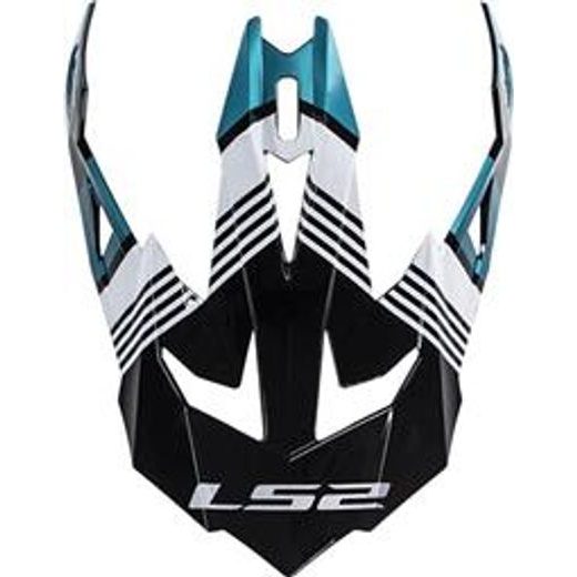 LS2 MX470 PEAK MAX BLACK TURQUOISE