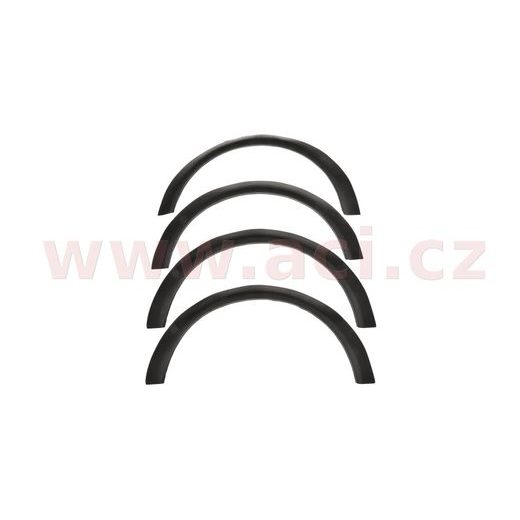 SADA PLASTOVÝCH LEMŮ BLATNÍKŮ (SEDAN) 4 KS