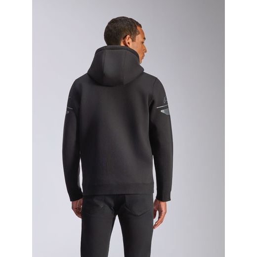 MIKINA ESEMEX HOODIE, ALPINESTARS (ČERNÁ/ŠEDÁ)