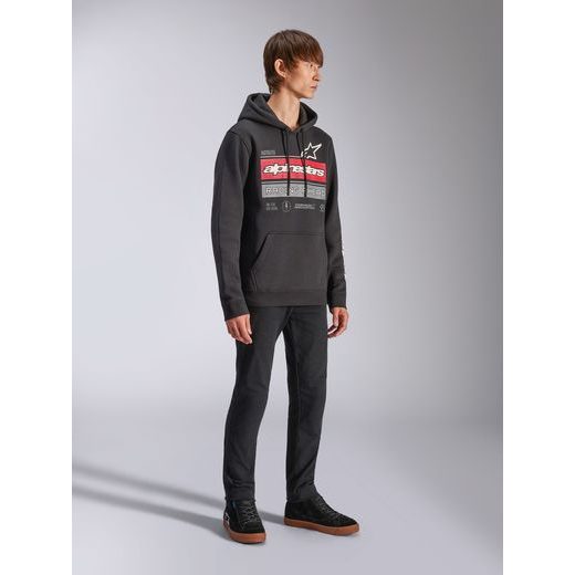MIKINA HARKEN HOODIE, ALPINESTARS (ČIERNA)