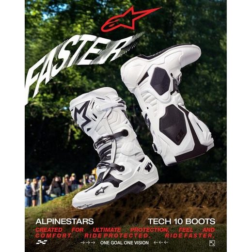 TOPÁNKY TECH 10, ALPINESTARS (BIELA) 2026