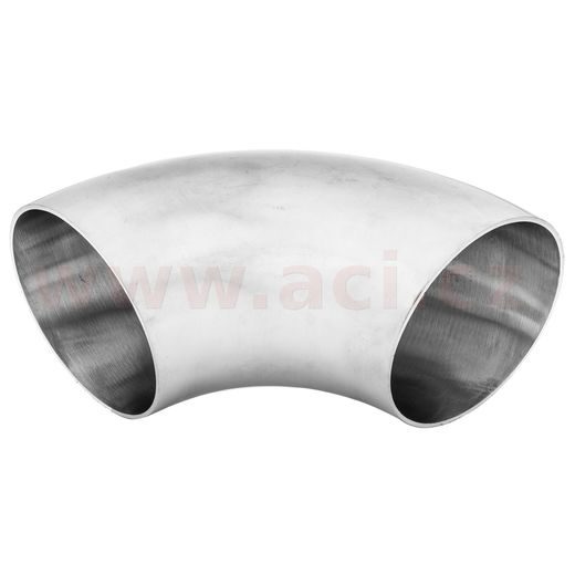 UNIVERZÁLNÍ OHYB VÝFUKU NEREZ, TLOUŠŤKA 1,5MM, VNĚJŠÍ PRŮMĚR 51MM, ÚHEL 90° STRAIGHTFLOW