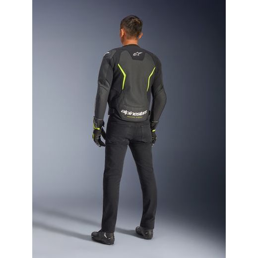 BUNDA GP FORCE V2 AIRFLOW, ALPINESTARS (ČERNÁ/ŽLUTÁ FLUO) 2026