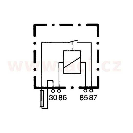 RELE SPINACI VOLVO 12V 4-PIN HELLA