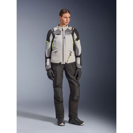 BUNDA STELLA ANDES V4 DRYSTAR, ALPINESTARS, DÁMSKA (TMAVO ŠEDÁ/SVĚTLE ŠEDÁ/ČERNÁ/ŽLUTÁ FLUO) 2026