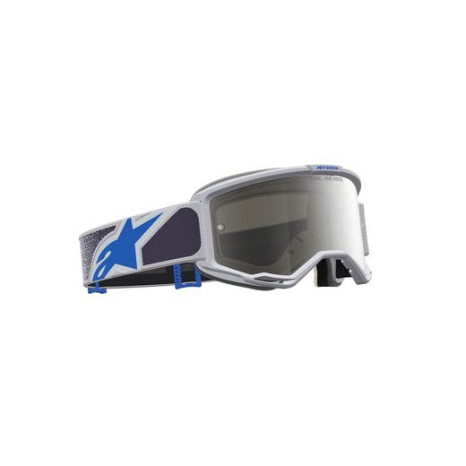 OKULIARE VISION 5 DRAG, ALPINESTARS (SVETLE FIALOVÁ/MODRÁ, ZRKADLOVÉ STRIEBORNÉ PLEXI) 2027