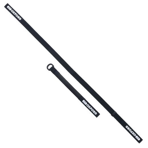 ZAVAZADLOVÉ POPRUHY ATLAS D-RING, 2 KS, OXFORD (ČIERNA. 26MM X 1,2M)