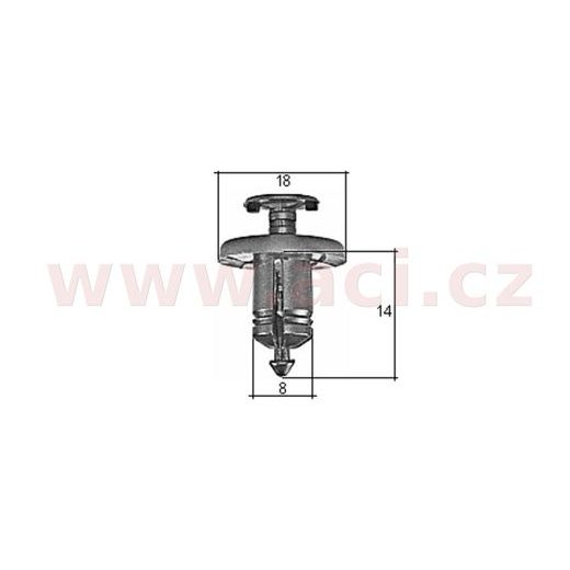 PLASTOVÝ NÝTEK (SADA 10 KS)