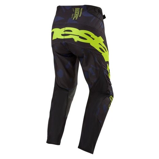 NOHAVICE TECHSTAR RANTERA, ALPINESTARS (ČERNÁ/MODRÁ/ŽLUTÁ FLUO) 2024