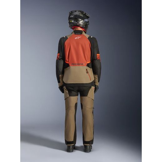 BUNDA ANDES V4 DRYSTAR, ALPINESTARS (SVETLE HNĚDÁ/TMAVĚ ORANŽOVÁ/ČERNÁ) 2026