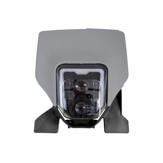 PREDNÉ MASKA VR. LED SVETLÁ HUSQVARNA, RTECH (ŠEDO-ČERNÁ)