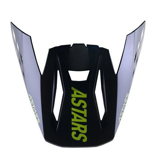 ŠILT PRE PRILBY S-M5 RAYON, ALPINESTARS (ČERNÁ/ŽLUTÁ FLUO/TMAVĚ MODRÁ, VERZIA ECE 22.05)