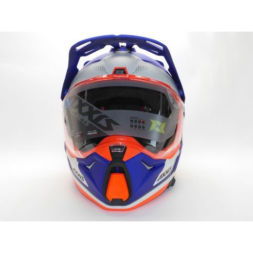 ENDURO PRILBA AXXIS WOLF DS ROUNDRANNER C7 MATNÁ MODRÁ