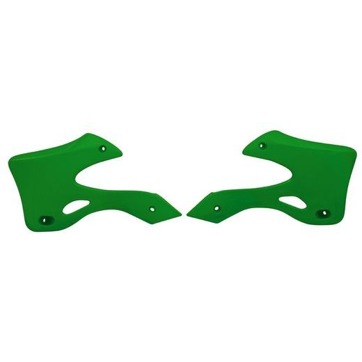 SPOJLERY CHLADIČA KAWASAKI, RTECH (ZELENÉ, PÁR)