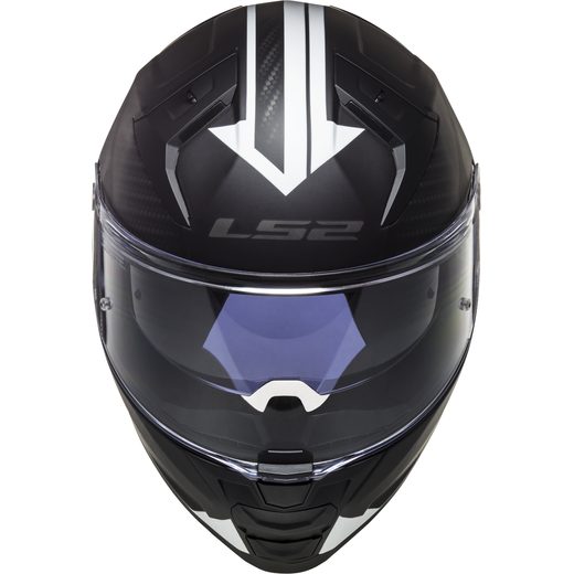 LS2 FF811 VECTOR II SPLITTER BLACK WHITE-06