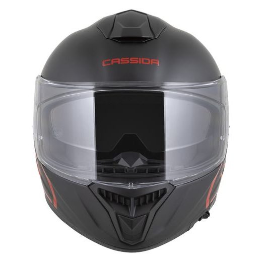 PRILBA INTEGRAL GT 2.1 JAWA SOLID, CASSIDA (ČIERNA MAT/ČERVENÁ LESK)