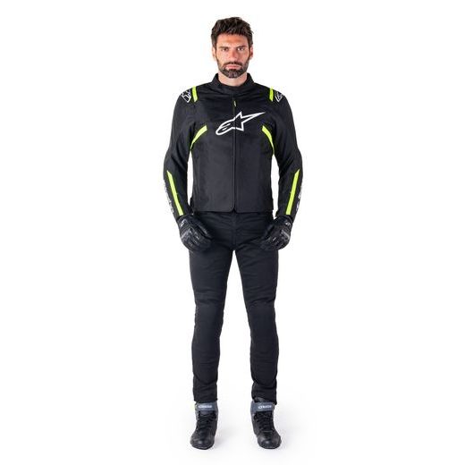 BUNDA T-SPS 2 WATERPROOF, ALPINESTARS (ČERNÁ/BÍLÁ/ŽLUTÁ FLUO) 2026