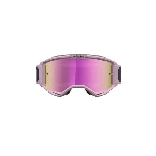 OKULIARE VISION 5 RORA, ALPINESTARS (TMAVO ŠEDÁ/RŮŽOVÁ, ZRKADLOVÉ RUŽOVÉ PLEXI) 2027
