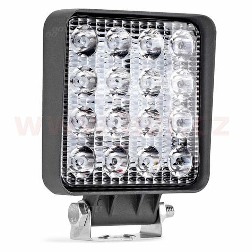 LED PRACOVNÍ SVĚTLO, NAPĚTÍ 9-36 V, (16 LED 3030), SVĚT. TOK 3800 LM, (110 X 110 MM)