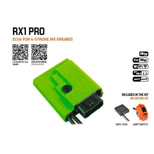 RIADIACI JEDNOTKA RX1 PRE S PREPÍNAČOM MAP, GET (KIT-ECU+PŘEPÍNAČ MAP+WIFICOM)