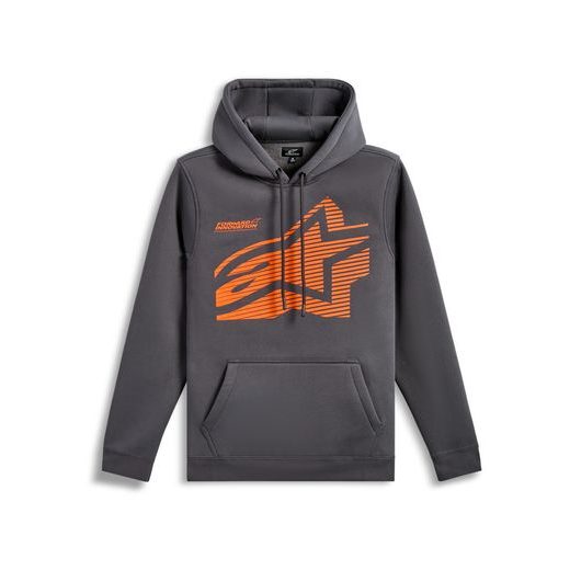 MIKINA FASTING HOODIE, ALPINESTARS (ŠEDÁ)