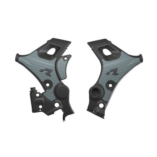 PROTEKTORY RÁMU HONDA TRANSALP, RTECH (ČIERNA-ŠEDÁ)