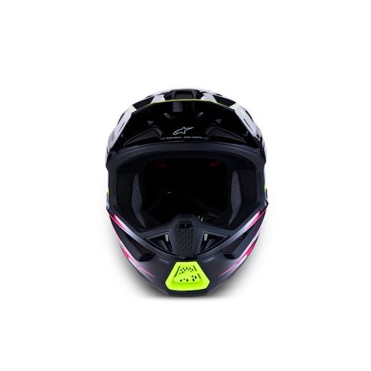 PRILBA S-M7 BLASTER, ALPINESTARS (ČERNÁ/ŠEDÁ/BÍLÁ/ŽLUTÁ FLUO) 2027