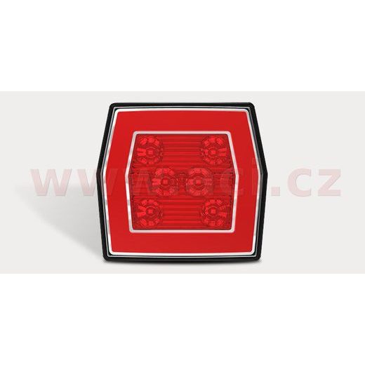 ZADNÍ MLHOVKA LED ČTVEREC 100X93 MM KABEL 1 M