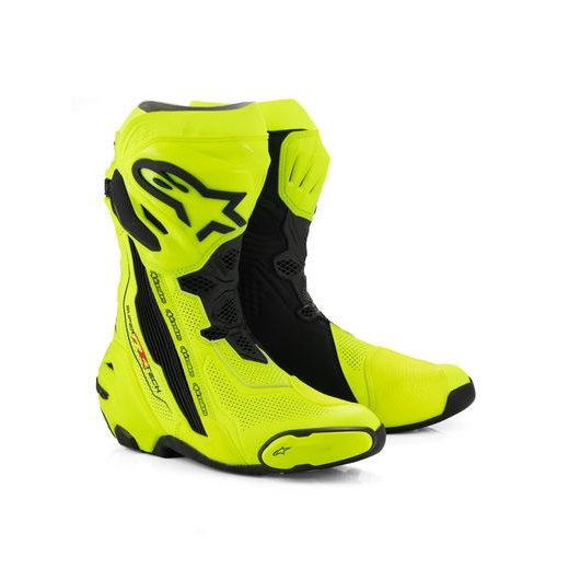 TOPÁNKY SUPERTECH R VENTED, ALPINESTARS (ŽLTÁ FLUO/ČERNÁ, PERFOROVANÁ OBŠÍVKA) 2026
