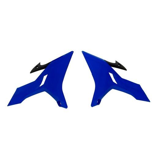 SPOJLERY CHLADIČA YAMAHA, RTECH (MODRO-ČIERNE, PÁR)